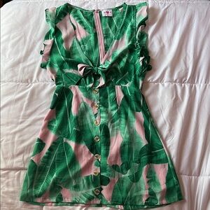 Buddy Love Green and Pink Patterned Apparel